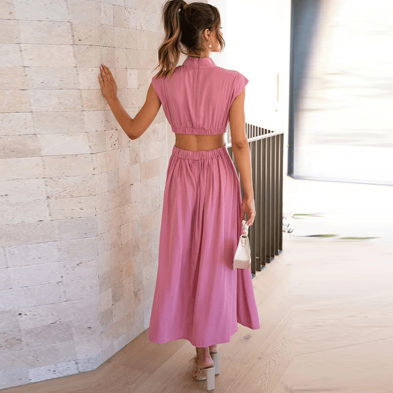 Bianca - Sleeveless Cut-out Dress