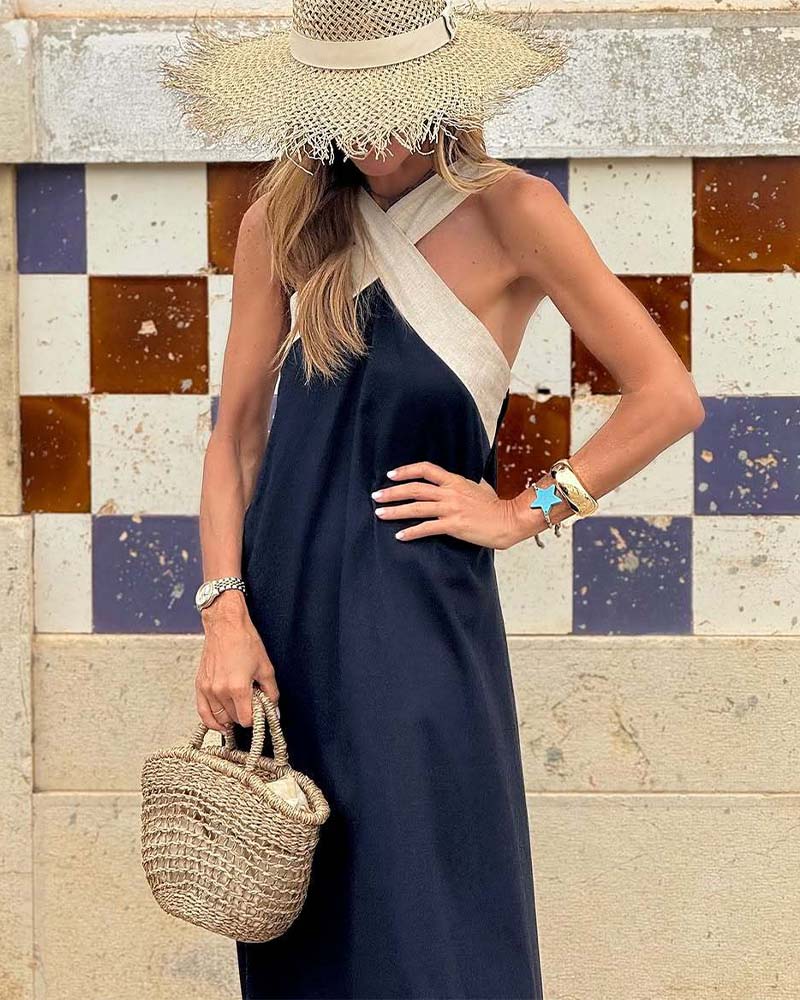 Sienna - Cross Neck Dress