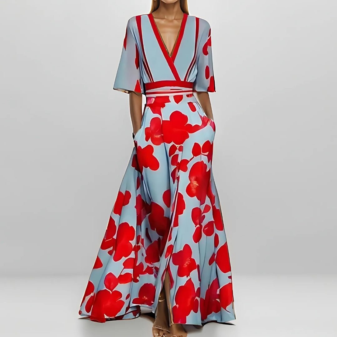 Lila - Elegant Wrap Dress