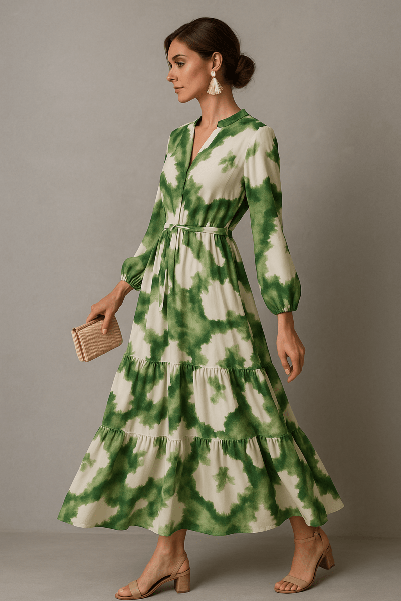 V-Neck Maxi Dress