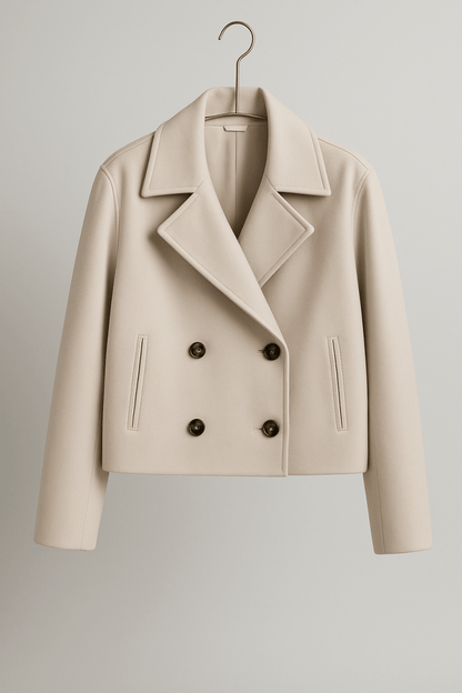 Oversized Double-Breasted Coat