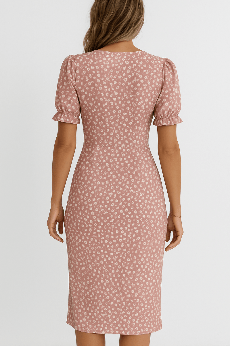 Button-Front Midi Dress – Summer Split