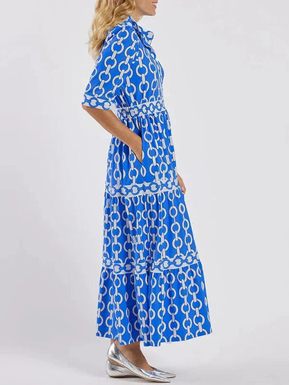 Barbara - Chain Print Dress