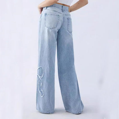 Nikki™ - Viral Bow Jeans