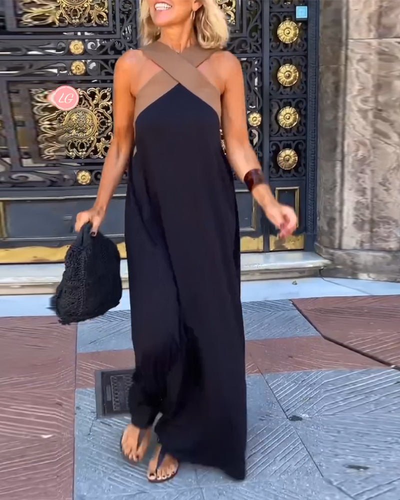 Sienna - Cross Neck Dress