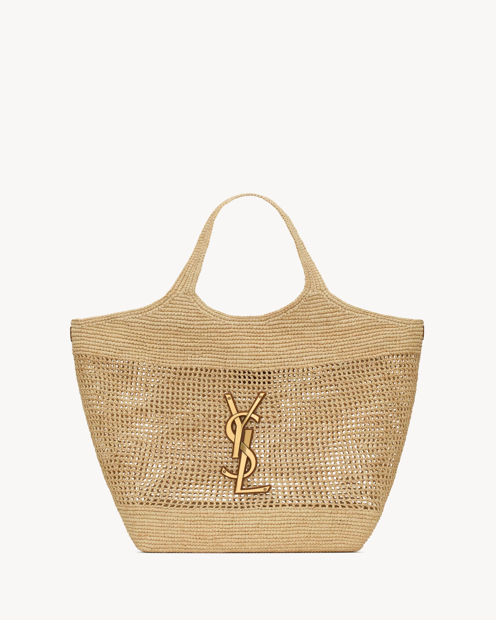 LAURENT ICARE RAFFIA BAG