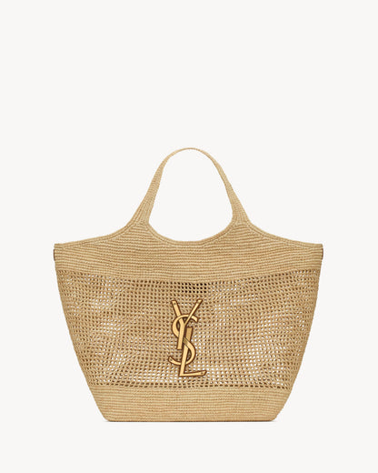 LAURENT ICARE RAFFIA BAG