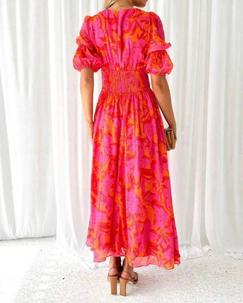 Dakota - V-Neck Floral Dress