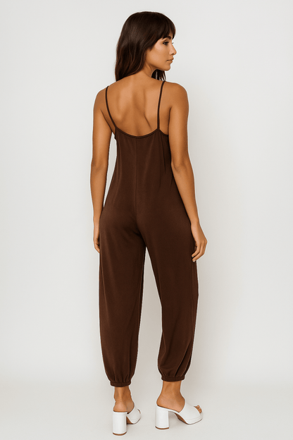 ✦ Calestra™ | Cocoa Luxe Jumpsuit