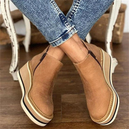 City Wedge Boots