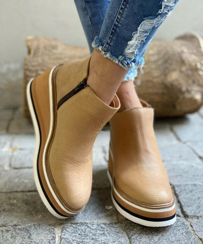 City Wedge Boots