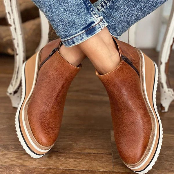 City Wedge Boots