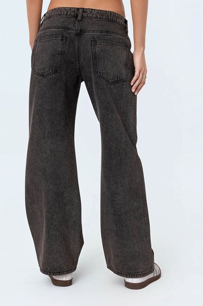 ✦ Aria Low-Rise Wide Leg Jeans