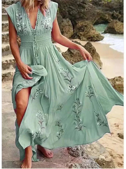 Romy - Sleeveless Floral Dress