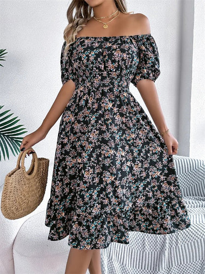 Smocked Midi Dress