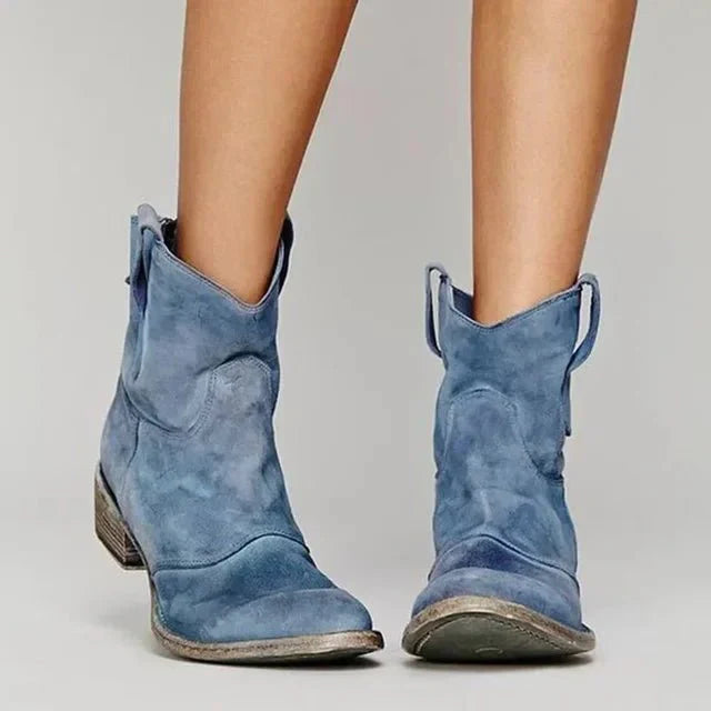 Vintage Western Ankle Boots