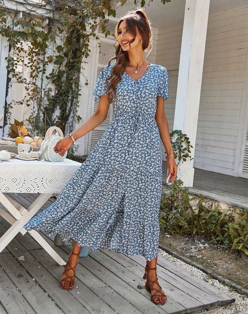 Aria - Vintage Floral Dress