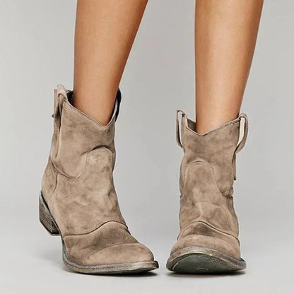 Vintage Western Ankle Boots