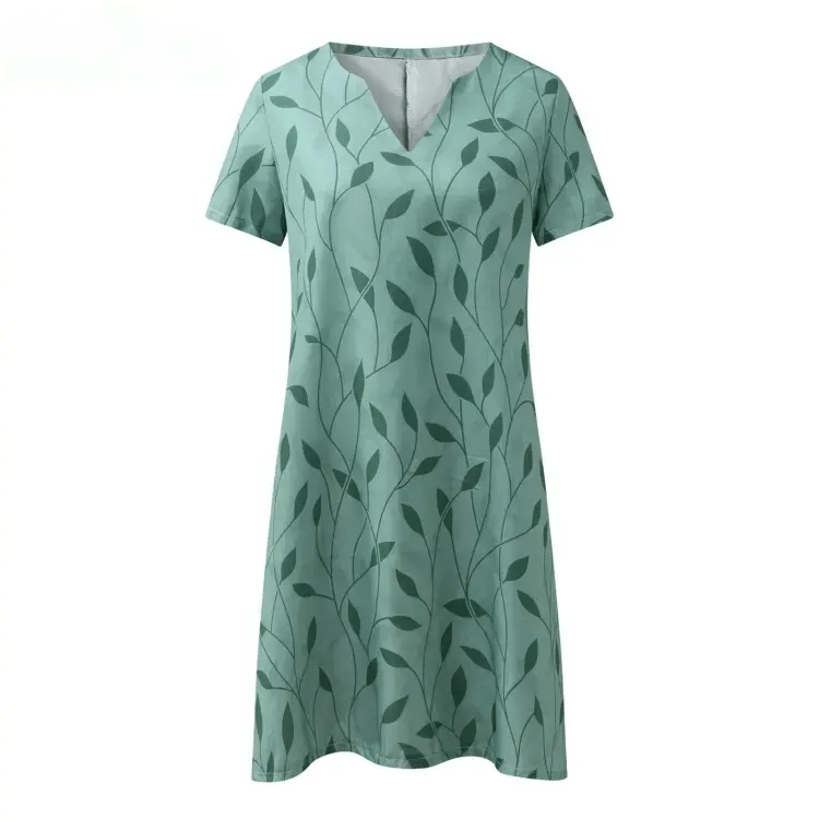 DENIEL | Breezy V-Neck A-Line Dress