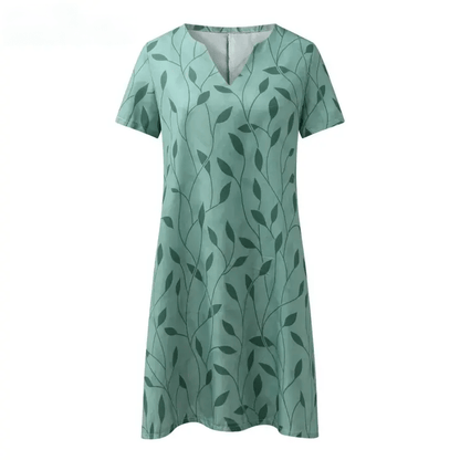 DENIEL | Breezy V-Neck A-Line Dress