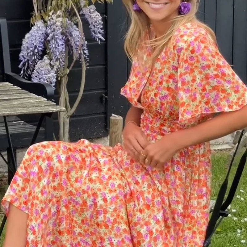 Classic V-Neck Dress